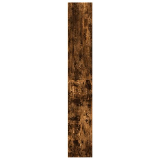 Boekenkast 60X30X Bewerkt Hout Kleurig Gerookt Eiken 60 cm 189 cm