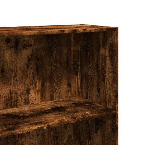 Boekenkast 60X30X Bewerkt Hout Kleurig Gerookt Eiken 60 cm 189 cm