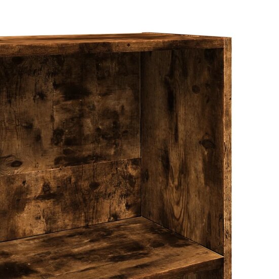 Boekenkast 60X24X Bewerkt Hout Kleurig Gerookt Eiken 60 cm 109 cm