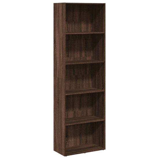 Boekenkast 60X30X Bewerkt Hout Ig Bruin Eikenkleur 60 cm 189 cm