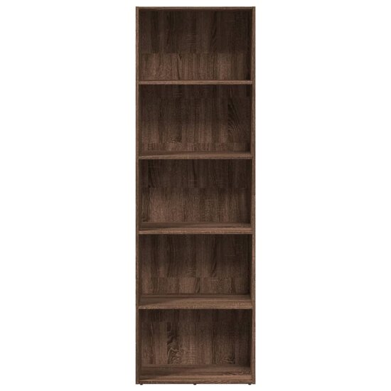 Boekenkast 60X30X Bewerkt Hout Ig Bruin Eikenkleur 60 cm 189 cm
