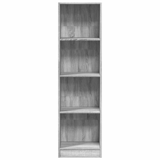 Boekenkast 40X24X Bewerkt Hout Eikenkleurig Grijs Sonoma 40 cm 143 cm