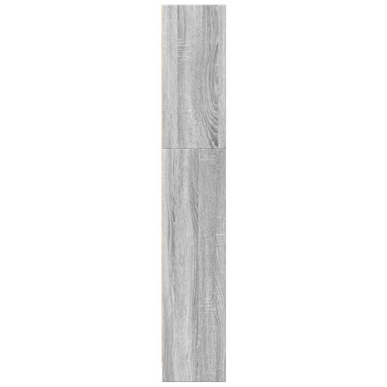 Boekenkast 40X24X Bewerkt Hout Eikenkleurig Grijs Sonoma 40 cm 143 cm