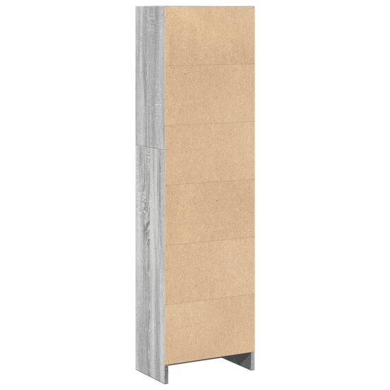 Boekenkast 40X24X Bewerkt Hout Eikenkleurig Grijs Sonoma 40 cm 143 cm