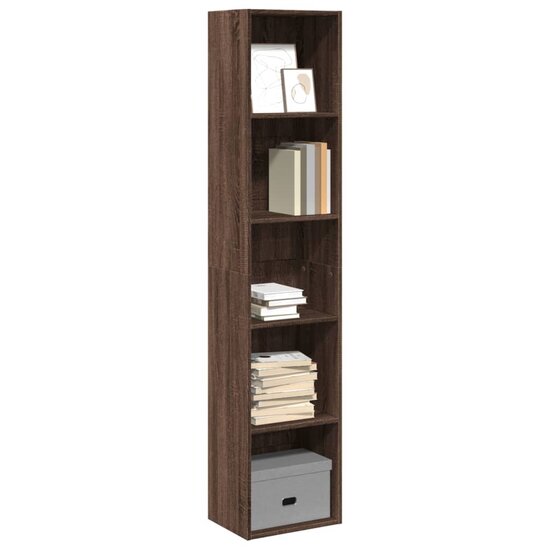 Boekenkast 40X30X Bewerkt Hout Ig Bruin Eikenkleur 40 cm 189 cm