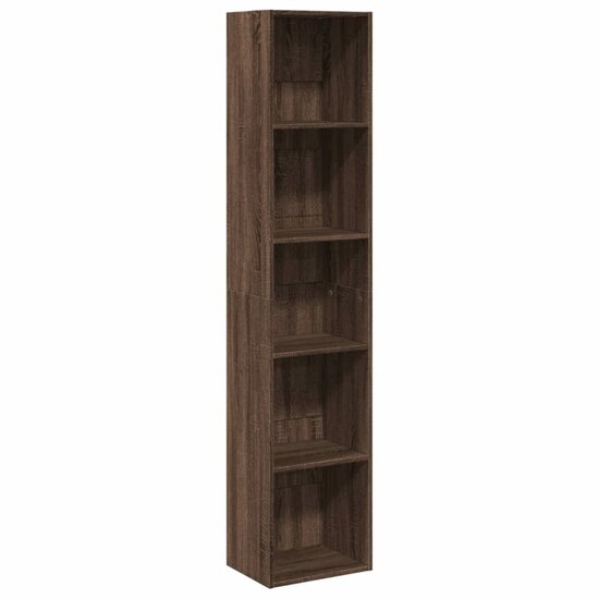 Boekenkast 40X30X Bewerkt Hout Ig Bruin Eikenkleur 40 cm 189 cm
