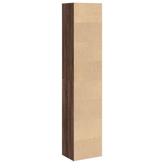 Boekenkast 40X30X Bewerkt Hout Ig Bruin Eikenkleur 40 cm 189 cm