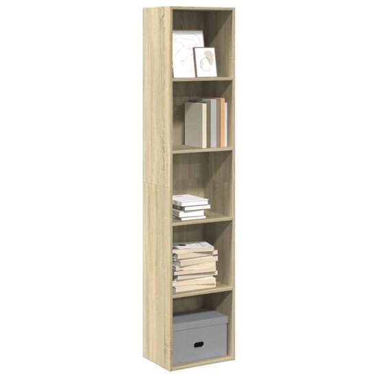 Boekenkast 40X30X Bewerkt Hout Kleurig Sonoma Eiken 40 cm 189 cm
