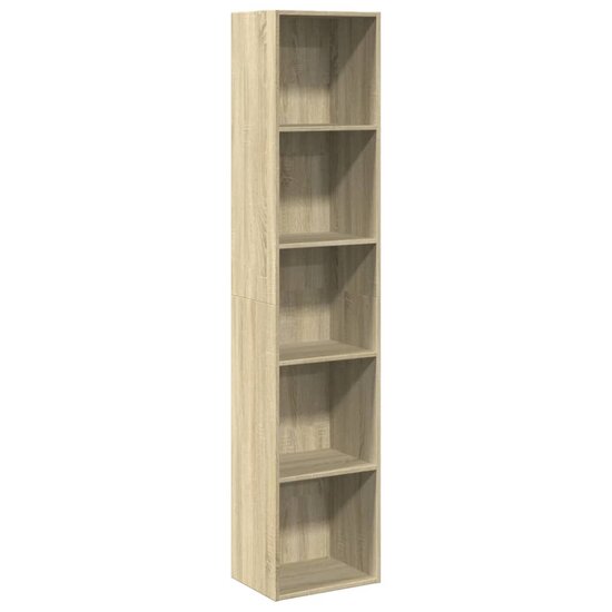 Boekenkast 40X30X Bewerkt Hout Kleurig Sonoma Eiken 40 cm 189 cm