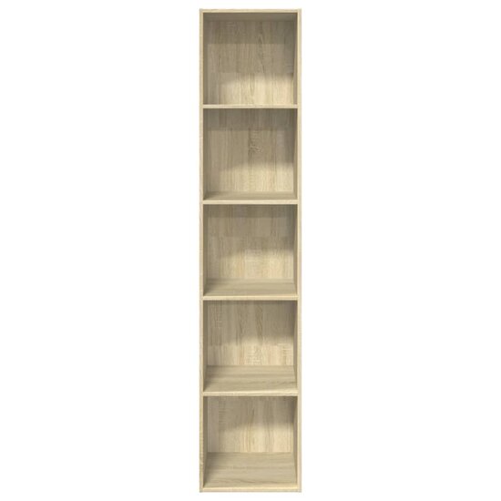 Boekenkast 40X30X Bewerkt Hout Kleurig Sonoma Eiken 40 cm 189 cm