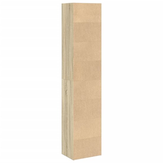 Boekenkast 40X30X Bewerkt Hout Kleurig Sonoma Eiken 40 cm 189 cm