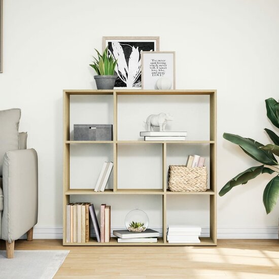 Kamerscherm / Boekenkast 102X29X103,5 Cm Hout Kleur Sonoma Eiken 102 cm 103.5 cm