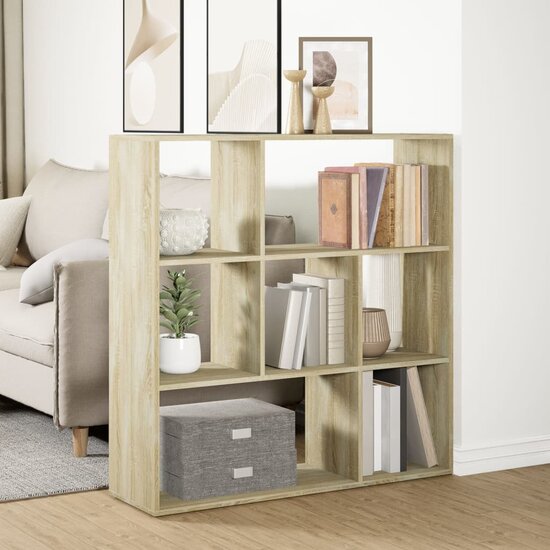 Kamerscherm / Boekenkast 102X29X103,5 Cm Hout Kleur Sonoma Eiken 102 cm 103.5 cm