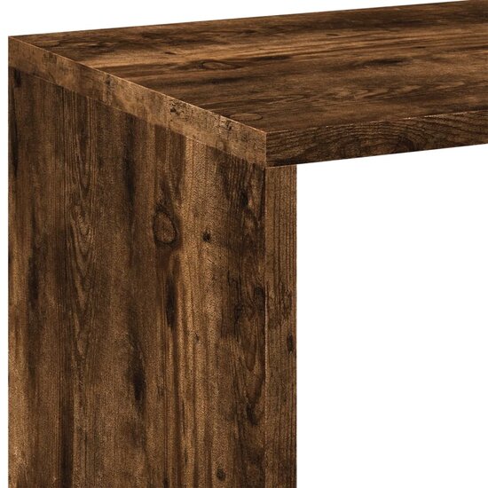 Kamerscherm / Boekenkast 102X29X103,5 Cm Hout Gerookt Eiken 102 cm 103.5 cm