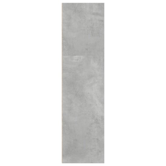 Boekenkast 40X30X Bewerkt Hout Betongrijs 40 cm 114 cm