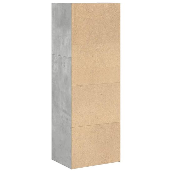 Boekenkast 40X30X Bewerkt Hout Betongrijs 40 cm 114 cm