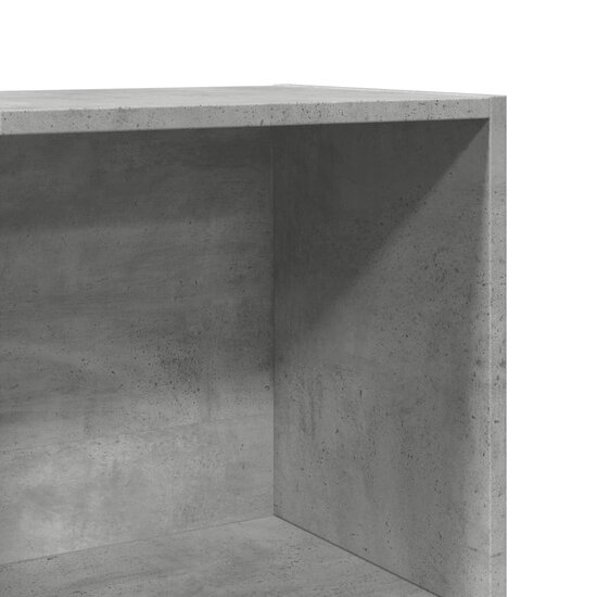 Boekenkast 40X30X Bewerkt Hout Betongrijs 40 cm 114 cm