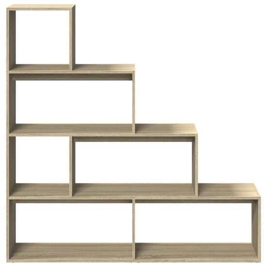 Kamerscherm / Boekenkast 143,5X29X143,5 Cm Hout 143.5 cm Sonoma eiken