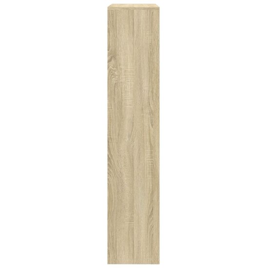 Kamerscherm / Boekenkast 143,5X29X143,5 Cm Hout 143.5 cm Sonoma eiken