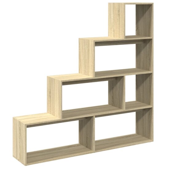 Kamerscherm / Boekenkast 143,5X29X143,5 Cm Hout 143.5 cm Sonoma eiken