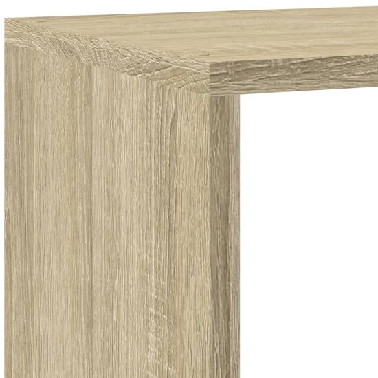 Kamerscherm / Boekenkast 143,5X29X143,5 Cm Hout 143.5 cm Sonoma eiken