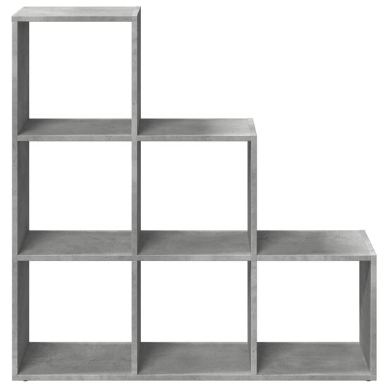 Kamerscherm / Boekenkast 3-Laags 99X29X Hout 99 cm Betongrijs