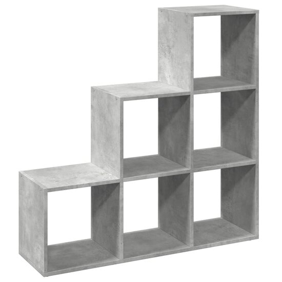 Kamerscherm / Boekenkast 3-Laags 99X29X Hout 99 cm Betongrijs
