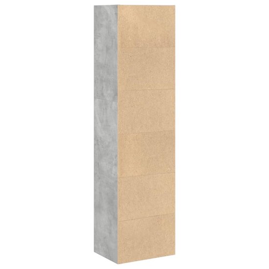 Boekenkast 40X30X Bewerkt Hout Betongrijs 40 cm 152 cm