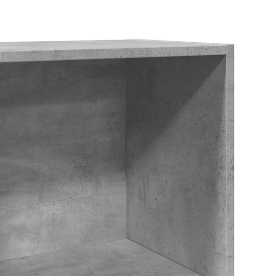 Boekenkast 40X30X Bewerkt Hout Betongrijs 40 cm 152 cm