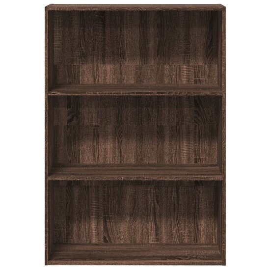 Boekenkast 80X30X Bewerkt Hout Ig Bruin Eikenkleur 80 cm 114 cm