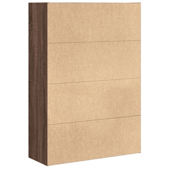 Boekenkast 80X30X Bewerkt Hout Ig Bruin Eikenkleur 80 cm 114 cm