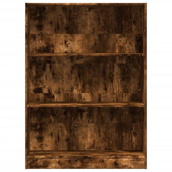 Boekenkast 80X24X Bewerkt Hout Kleurig Gerookt Eiken 80 cm 109 cm