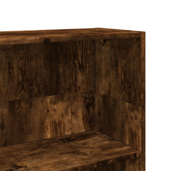 Boekenkast 80X24X Bewerkt Hout Kleurig Gerookt Eiken 80 cm 109 cm