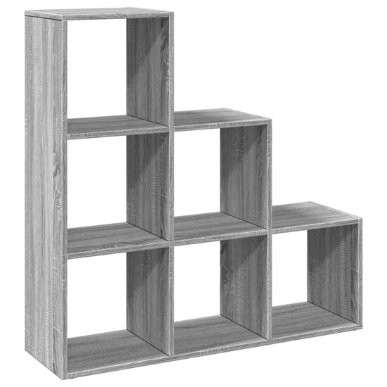Kamerscherm / Boekenkast 3-Laags 99X29X Hout 99 cm Grijs sonoma