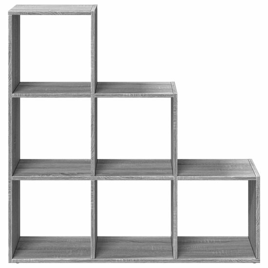 Kamerscherm / Boekenkast 3-Laags 99X29X Hout 99 cm Grijs sonoma