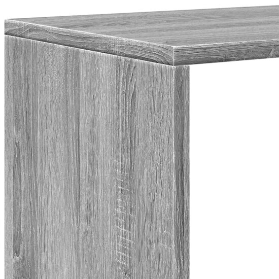 Kamerscherm / Boekenkast 3-Laags 99X29X Hout 99 cm Grijs sonoma