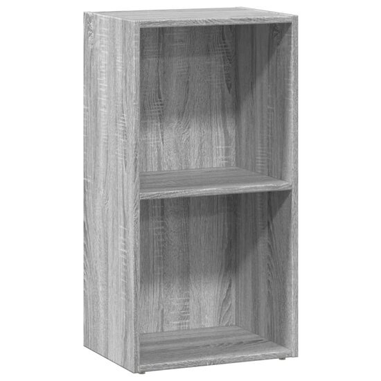 Boekenkast 40X30X Bewerkt Hout Eikenkleurig Grijs Sonoma 40 cm 77 cm