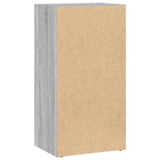 Boekenkast 40X30X Bewerkt Hout Eikenkleurig Grijs Sonoma 40 cm 77 cm