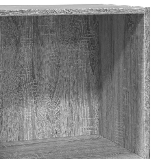 Boekenkast 40X30X Bewerkt Hout Eikenkleurig Grijs Sonoma 40 cm 77 cm