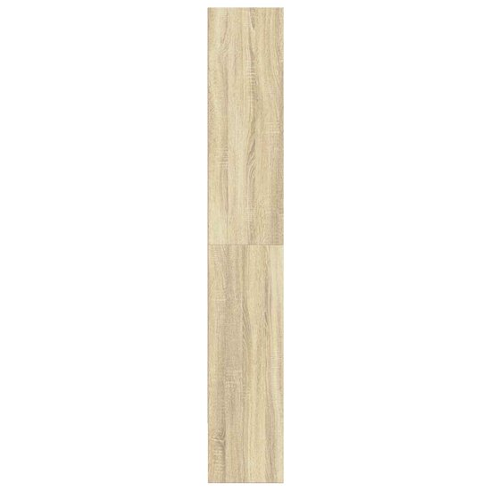 Boekenkast 80X30X Bewerkt Hout Kleurig Sonoma Eiken 80 cm 189 cm