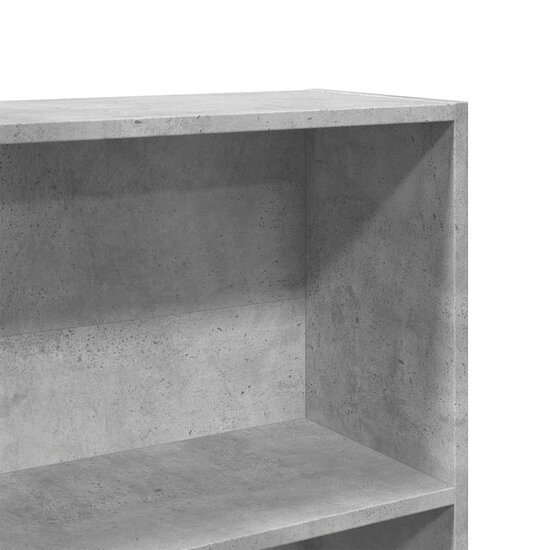 Boekenkast 80X30X Bewerkt Hout Betongrijs 80 cm 189 cm