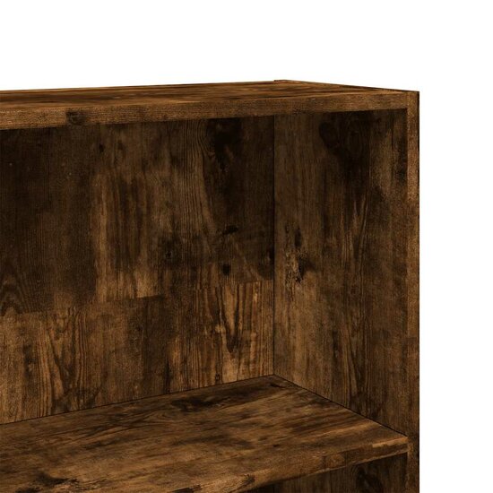 Boekenkast 80X30X Bewerkt Hout Kleurig Gerookt Eiken 80 cm 189 cm