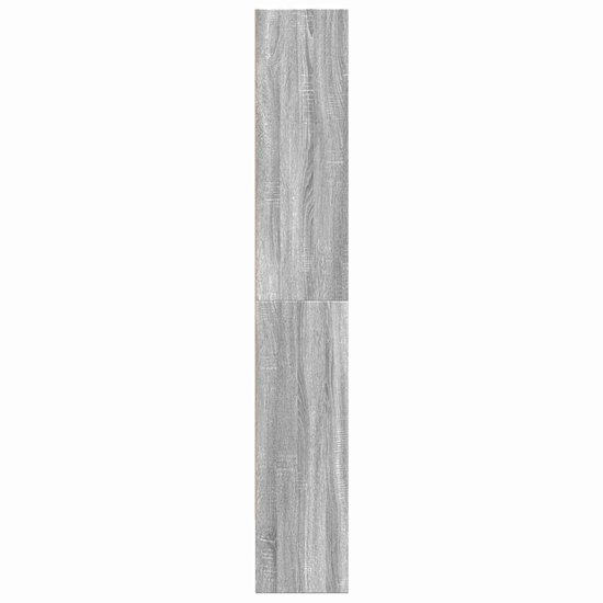 Boekenkast 80X30X Bewerkt Hout Eikenkleurig Grijs Sonoma 80 cm 189 cm