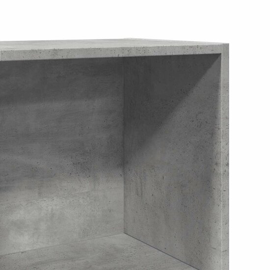 Boekenkast 60X30X Bewerkt Hout Betongrijs 60 cm 114 cm