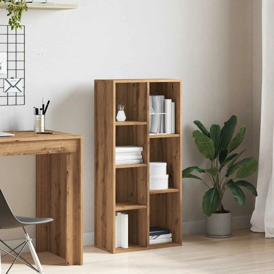Boekenkast 50X25X104 Cm Artisanaal Eikenkleur artisanaal eikenkleurig