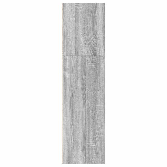 Boekenkast 60X30X Bewerkt Hout Eikenkleurig Grijs Sonoma 60 cm 114 cm