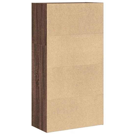 Boekenkast 60X30X Bewerkt Hout Ig Bruin Eikenkleur 60 cm 114 cm
