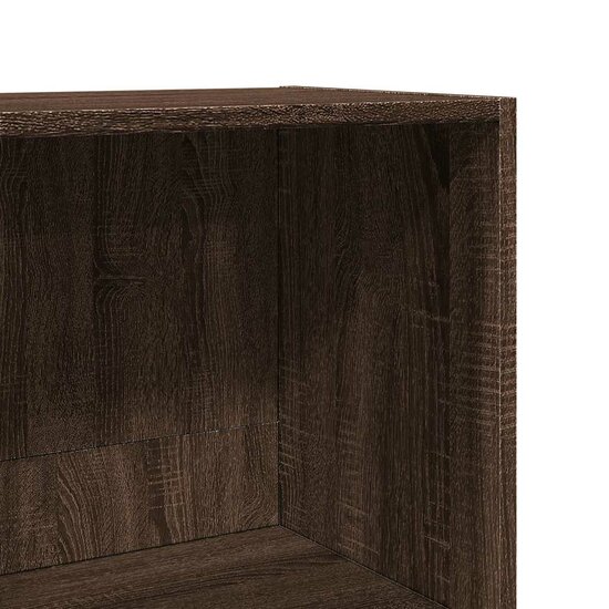 Boekenkast 60X30X Bewerkt Hout Ig Bruin Eikenkleur 60 cm 114 cm
