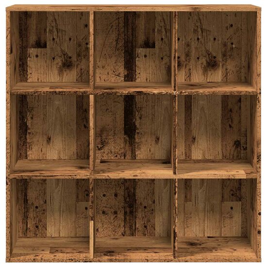 Boekenkast 98X29X97,5 Cm Kleurig Oud hout