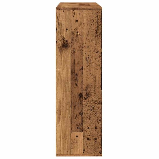 Boekenkast 98X29X97,5 Cm Kleurig Oud hout